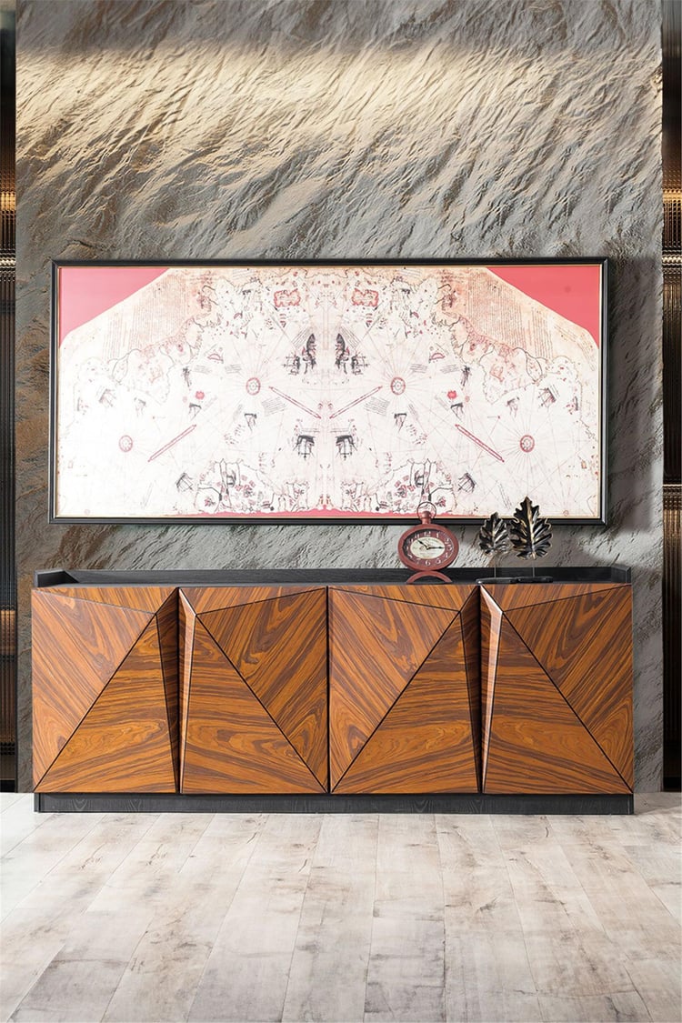 Eymense Hügo Ofis Lüx Konsol Ceviz