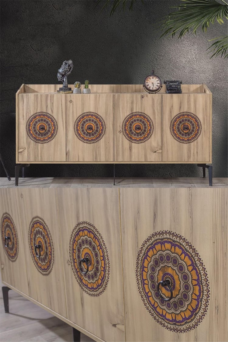 Eymense Iznik Ofis Konsol Ceviz