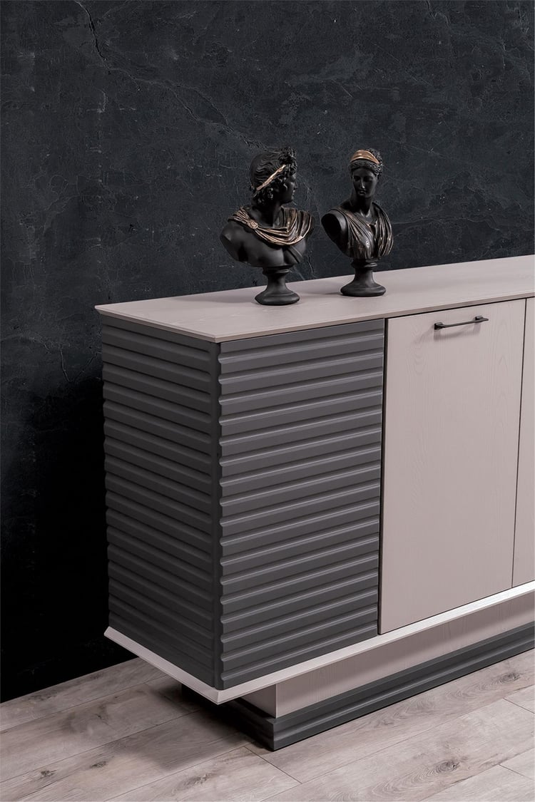 Eymense Kumsal Gama Ofis Konsolu Krem