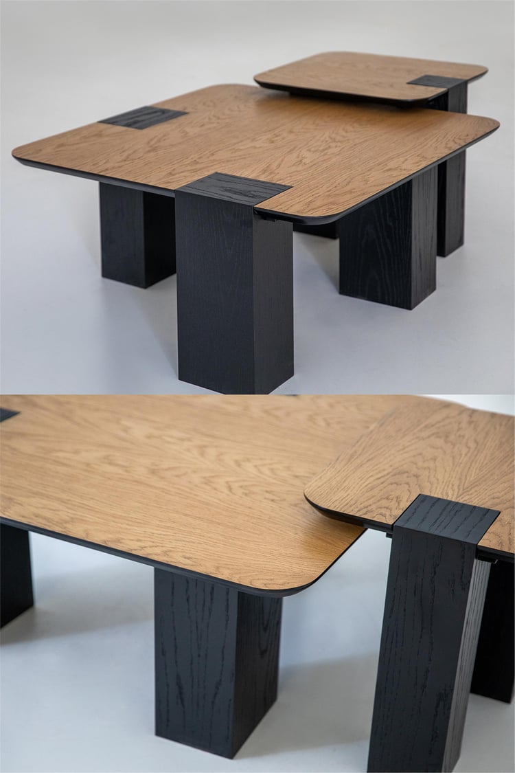 Eymense Lavanta İkili Orta Sehpa Seti