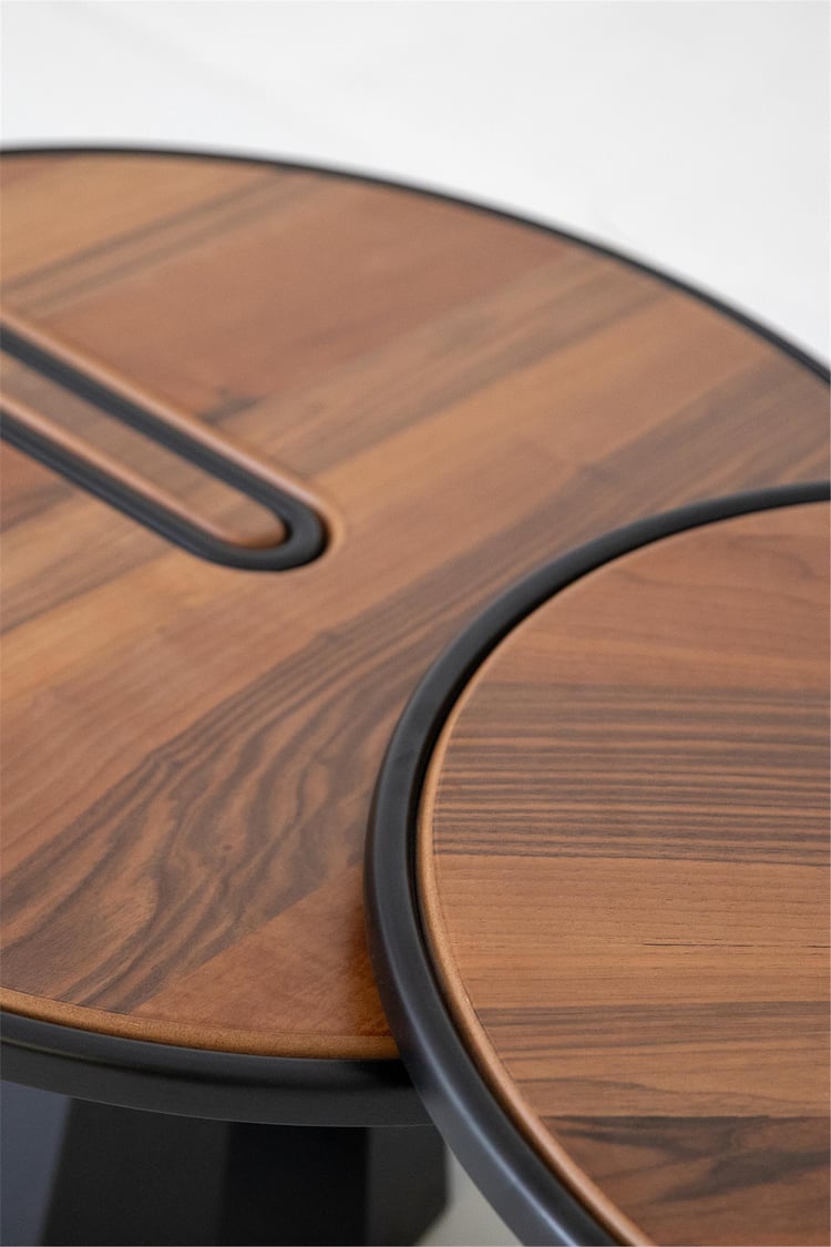 Eymense Lina İkili Orta Sehpa Seti Ceviz