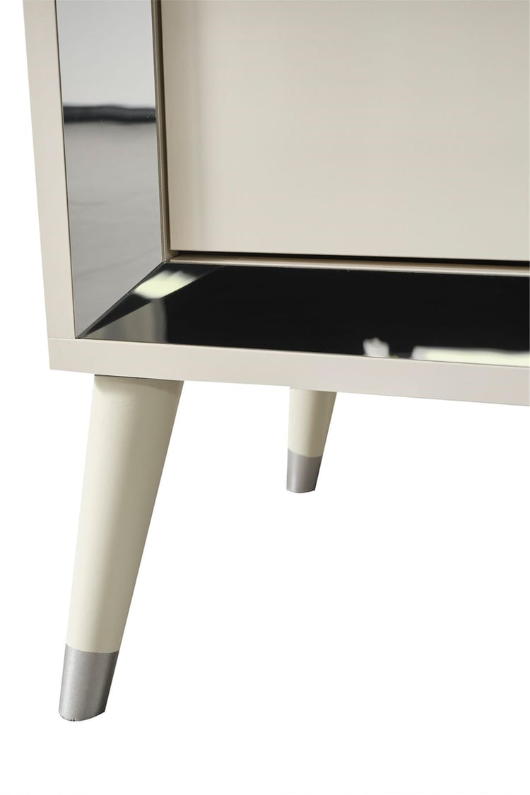 Eymense Lotus Silver Modern Konsol Beyaz