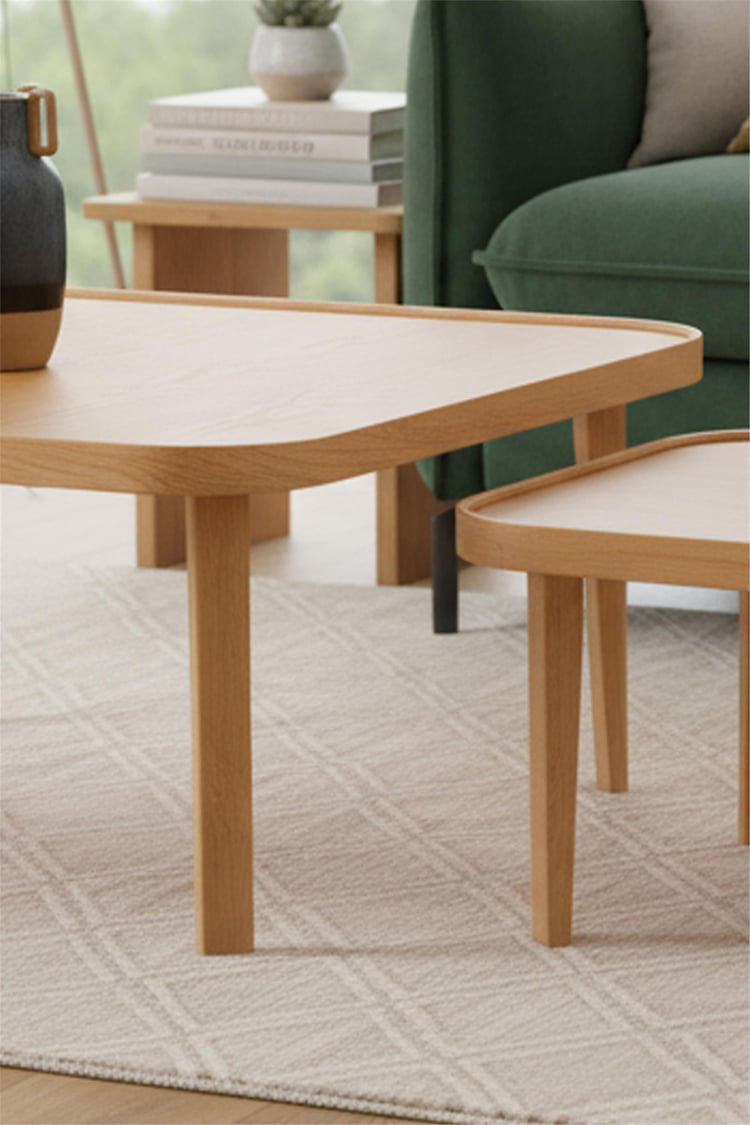 Eymense Pera Orta Sehpa İkili Set Ceviz