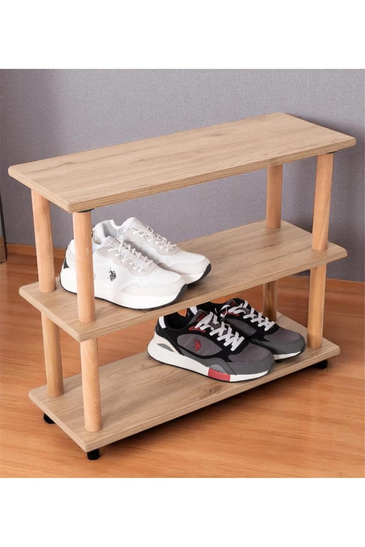 Eymense Pia 3 Raflı Kitaplık Çok Amaçlı Dolap Ceviz