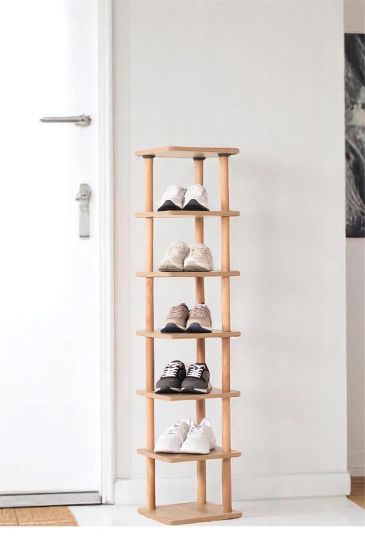 Eymense Pia 7 Raflı Kitaplık Çok Amaçlı Dolap Ceviz