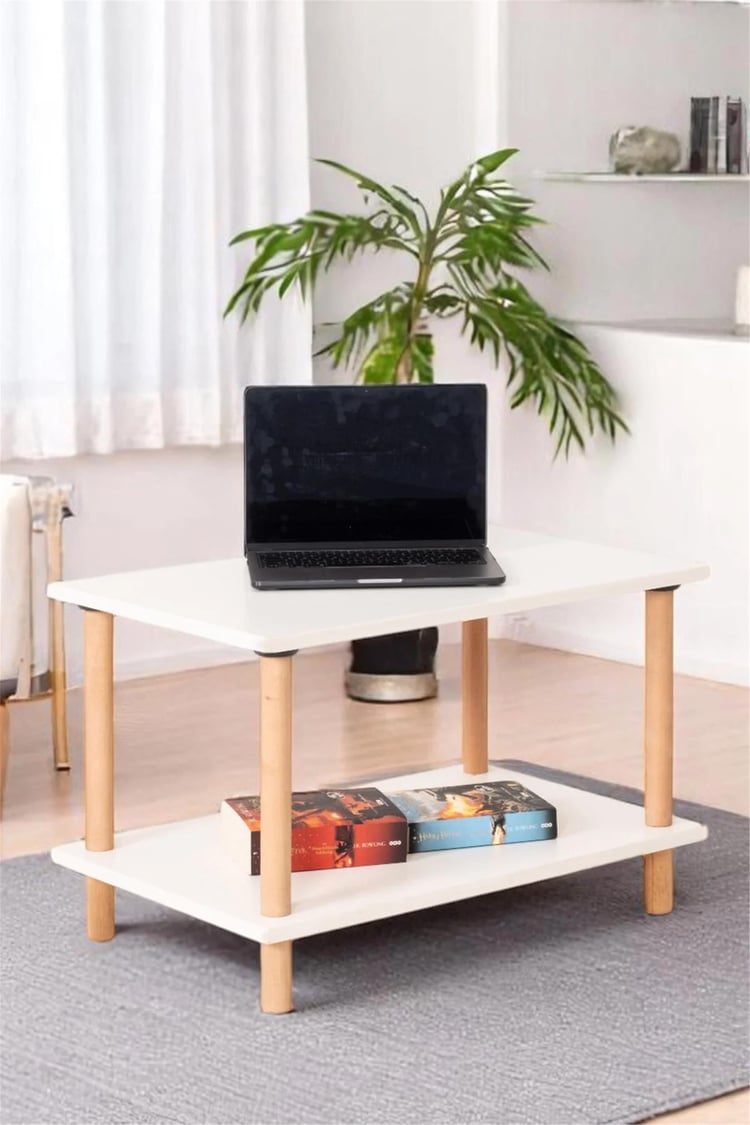 Eymense Pia Sehpa Seti Beyaz