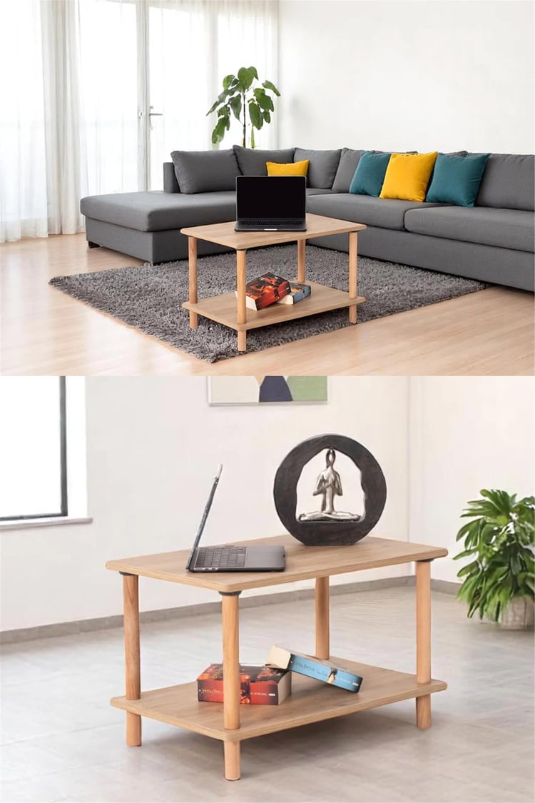 Eymense Pia Sehpa Seti Ceviz