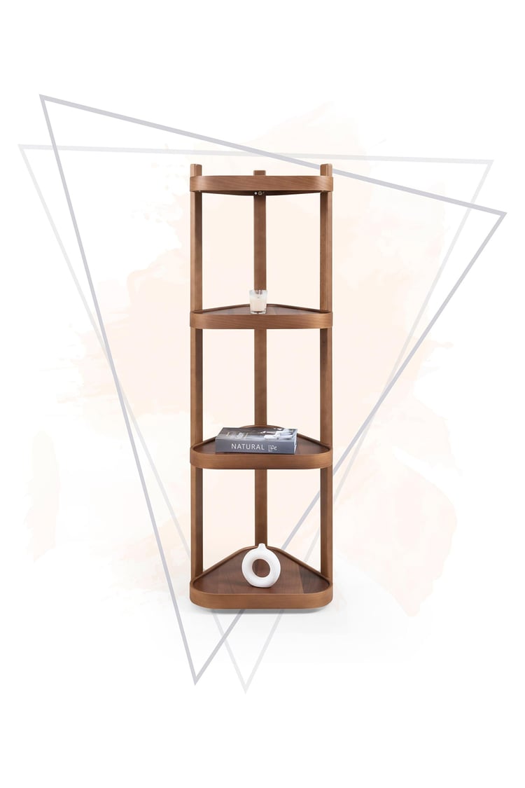 Eymense Polo Köşe Kitaplık