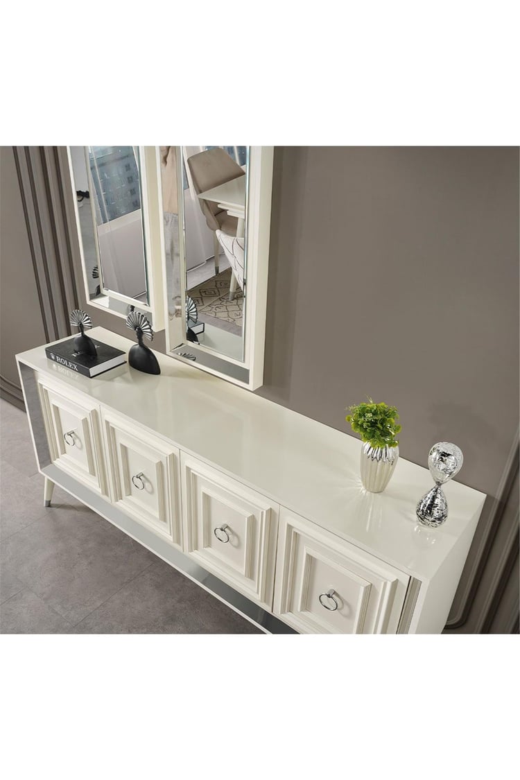 Eymense Rosa Konsol Silver