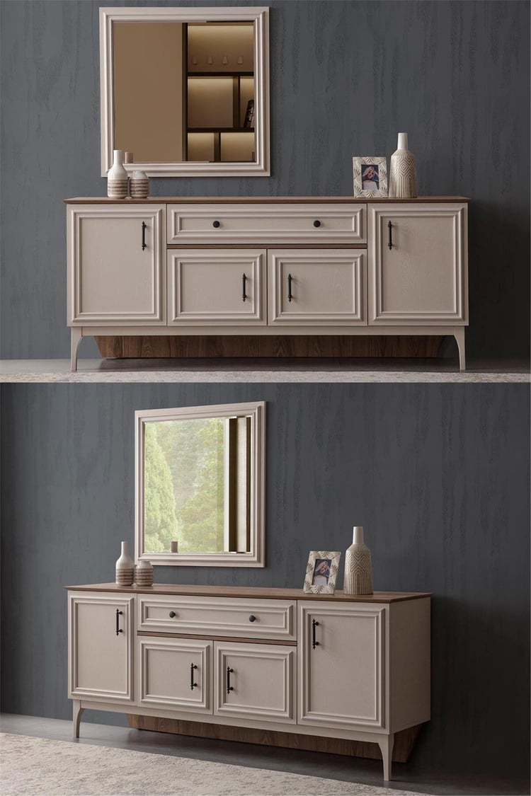 Eymense Valetta Yemek Odası Konsolu Beyaz