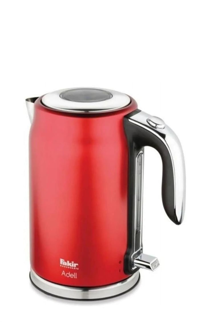 Fakir Adell Çelik Kettle - Kırmızı