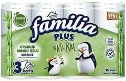 FAMILIA 16LI TUVALET KAGITI NATUREL