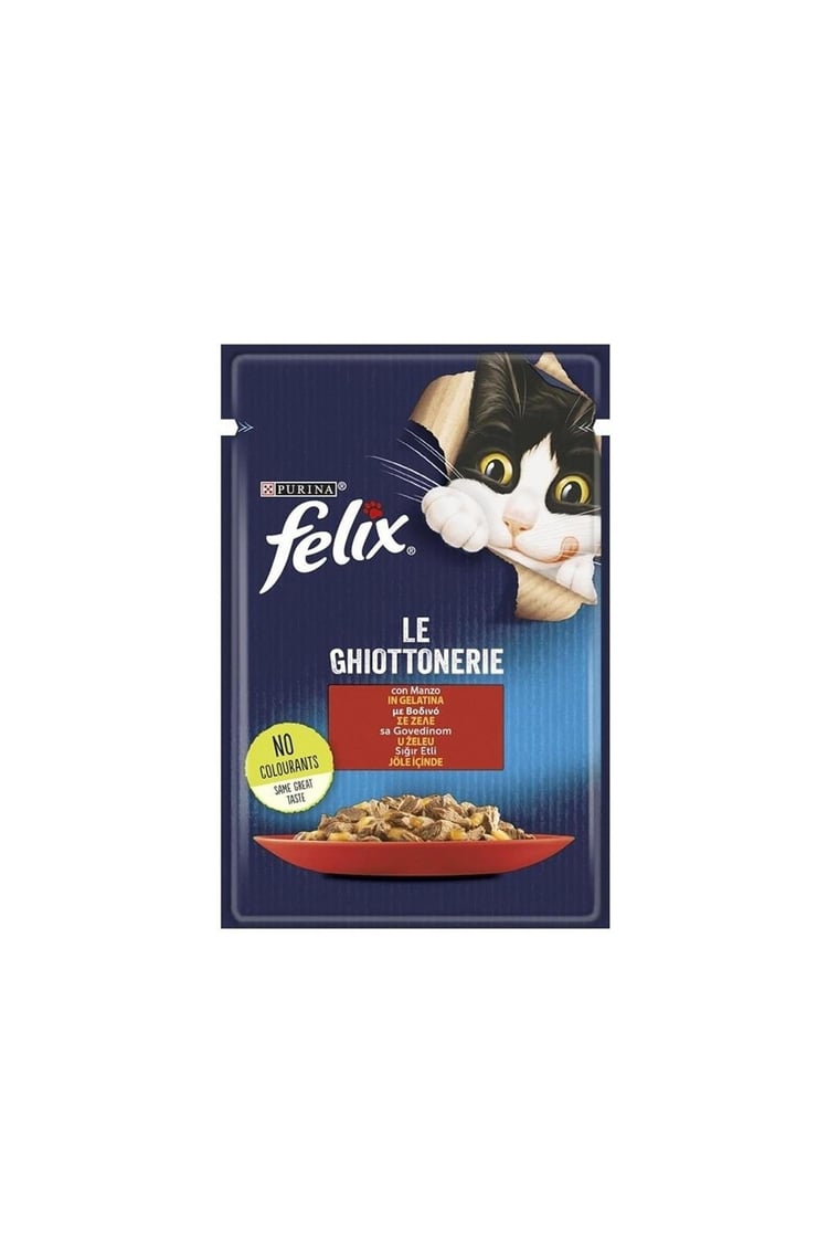 FELIX 85 GR KEDI MAMASI SIGIR ETLI POUCH