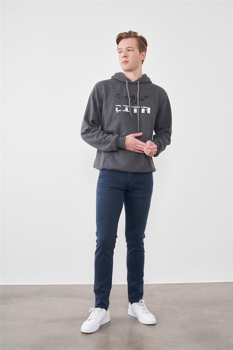 Fıve Pocket Fp9008-H08 Bartez Dark Grey Erkek Denim Jeans Pantolon