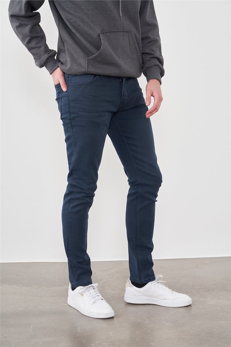 Fıve Pocket Fp9008-H08 Bartez Dark Grey Erkek Denim Jeans Pantolon