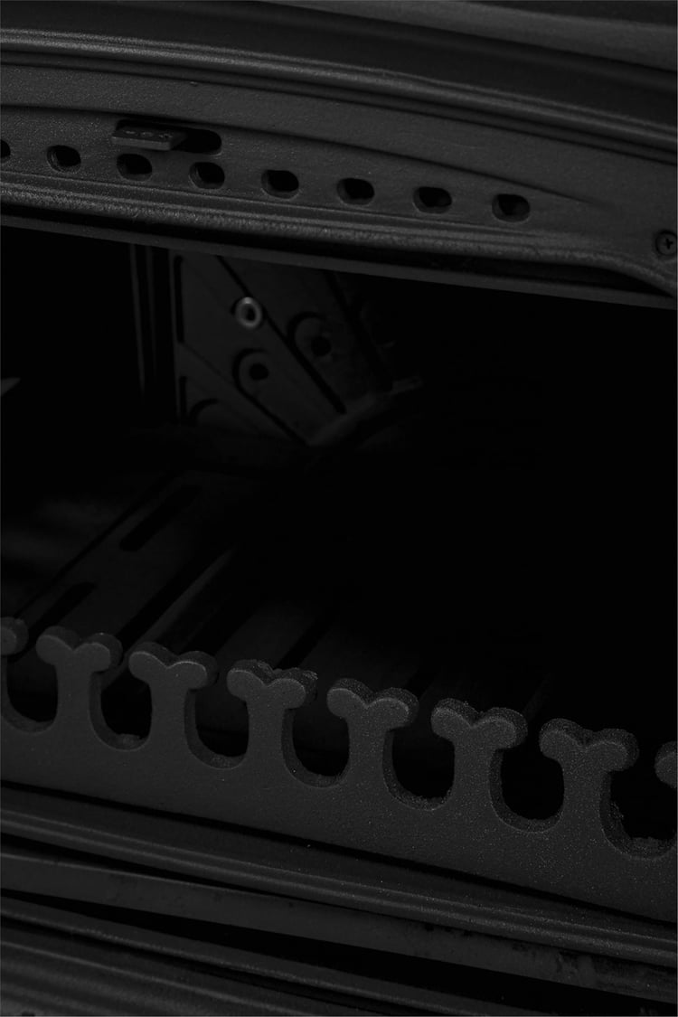 FLAME STOVE Altara 3 Camlı Yan Kapaklı Fırınlı Döküm Şömine Soba (34YK)