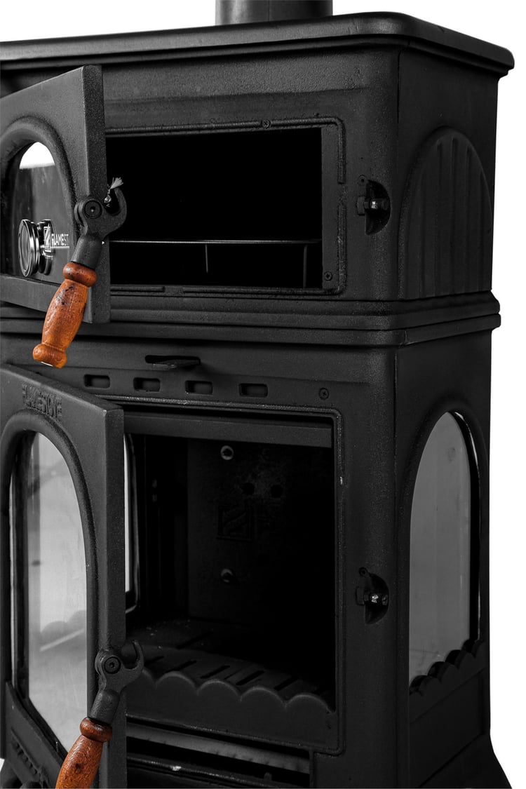FLAME STOVE Modena Lüx Oven Pik Döküm Şömine Soba (024)