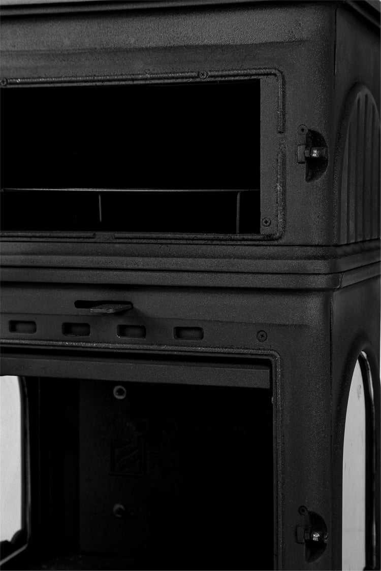 FLAME STOVE Modena Lüx Oven Pik Döküm Şömine Soba (024)