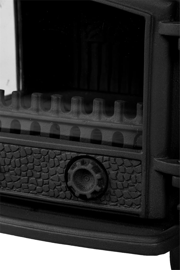 FLAME STOVE Sirius 3 camlı yan kapaklı Fırınlı Şömine Soba (11YK)