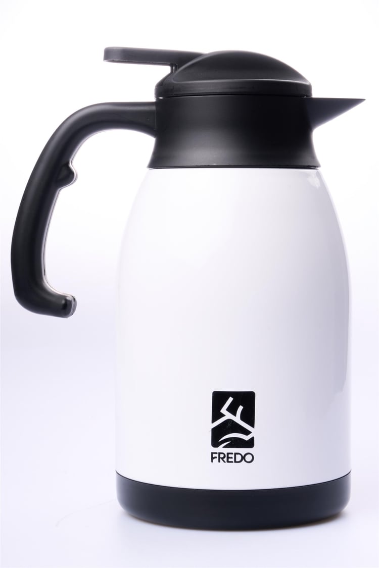 Fredo Big Therm 2L Çelik Termos Parlak Beyaz