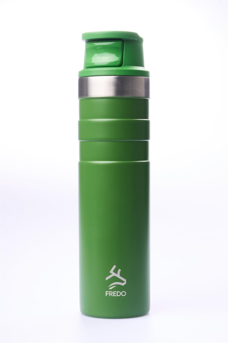 Fredo Comfort Therm 600Cc Çelik Termos Mat Yeşil