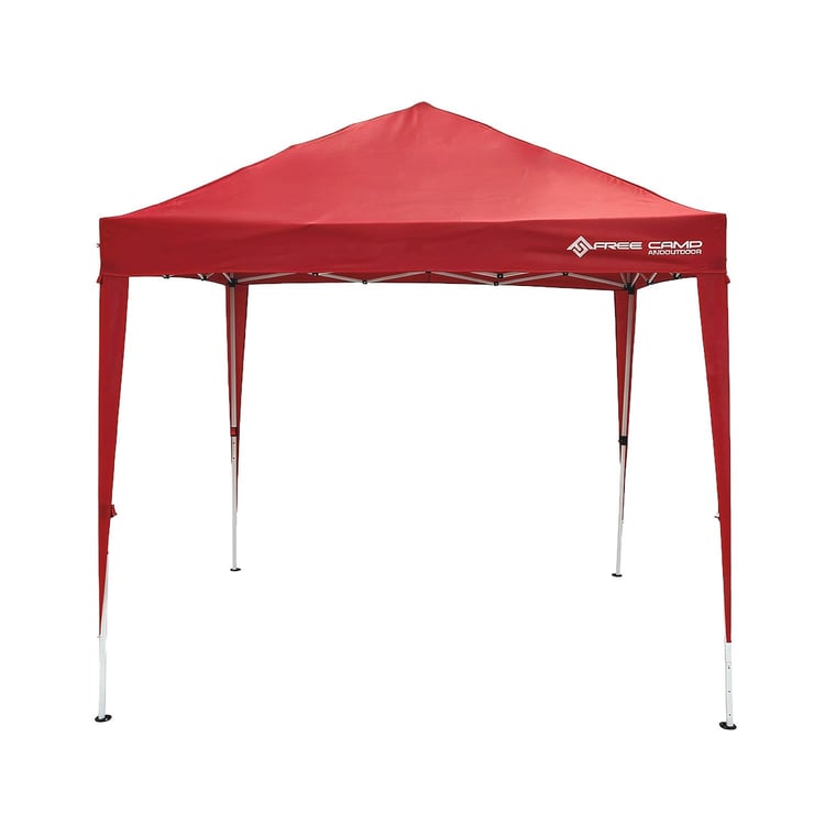 FreeCamp Soria AND1025 240x240cm Pe Otomatik Tente-KIRMIZI