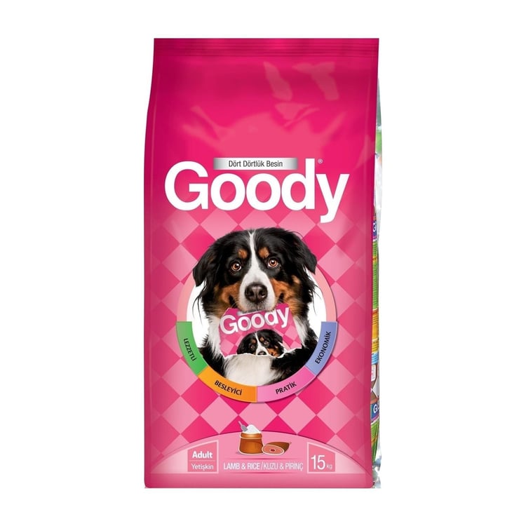 GOODY 15 KG KOPEK MAMSI KUZU ETLI PIRINCLI