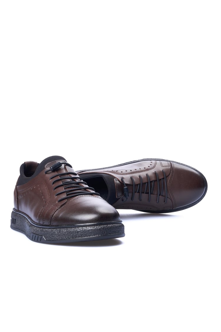 Grand Royal 030 Kahverengi Erkek Deri Casual Ayakkabı