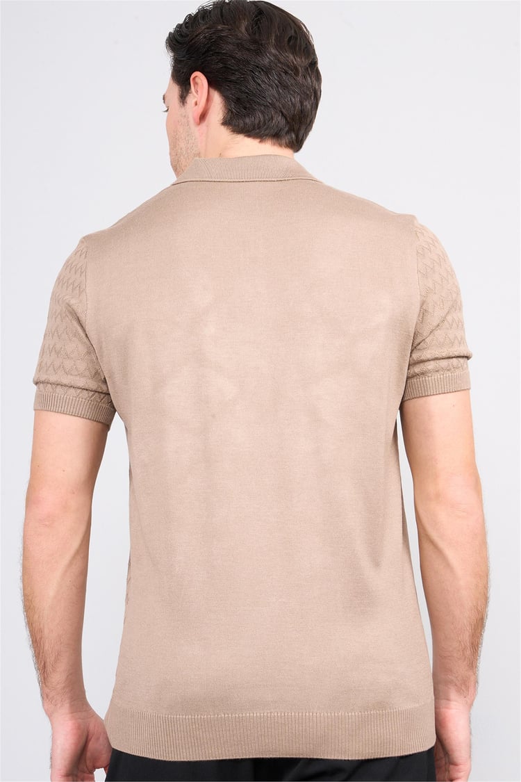 Halifaks K.Vizon Erkek 39796 40 Ferm Polo Yk 20 2 Vıs Cot Tac Tek Kat Kısa Kol T-Shirt