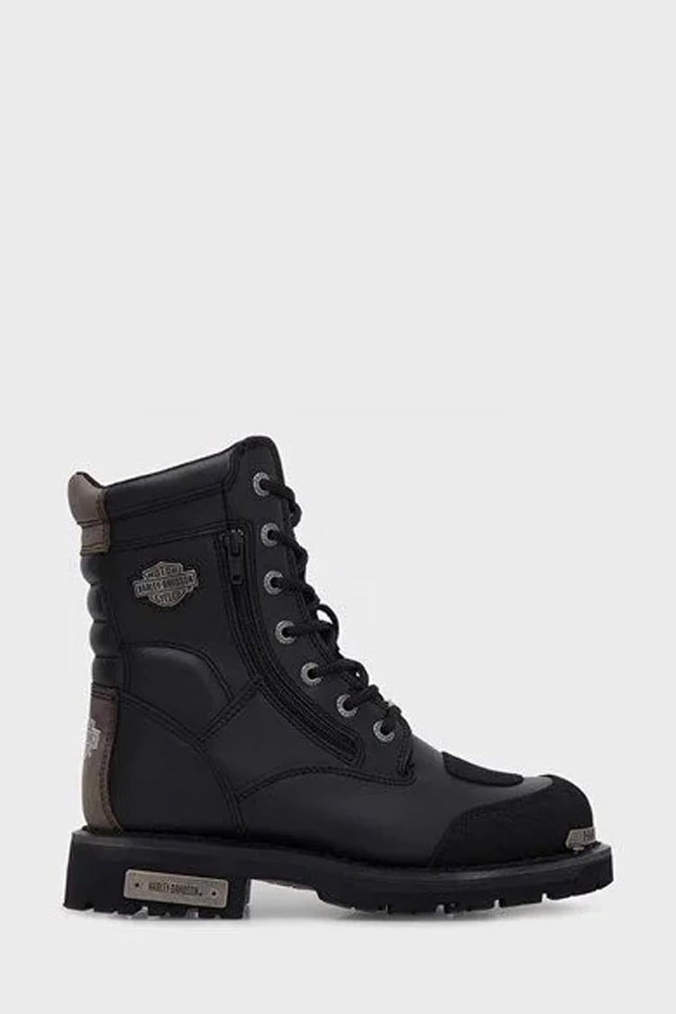 Harley Davidson Riddick Siyah Deri Kadın Bot