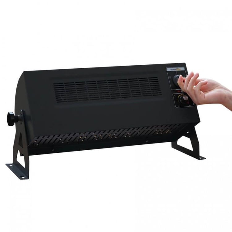 Heatbox HB3602000F Heatbox 360 2000W Monofaze Elektrikli Fanlı Isıtıcı Füme