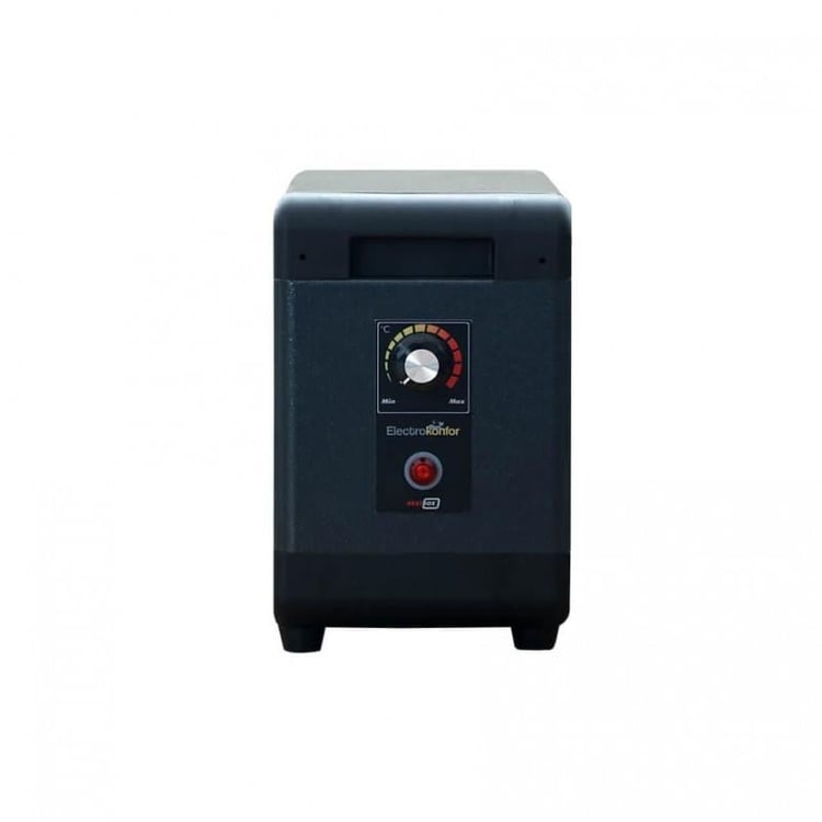 Heatbox HBM2000F Heatbox Mini 2000 watt Monofaze Elektrikli Fanlı Isıtıcı Füme