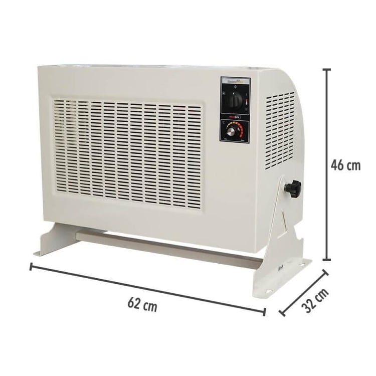 Heatbox HBPRO9000K Heatbox Pro 9000W Trifaze Elektrikli Fanlı Isıtıcı Krem