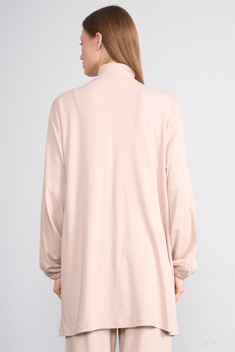 Hisset Y26 Tk2541 Bej Kadın Melisa Pantolonlu İkili Takım 38-44