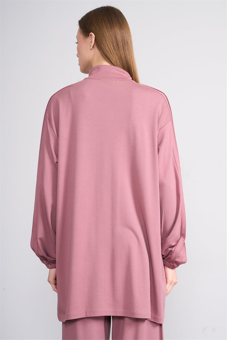 Hisset Y26 Tk2541 Gül Kurusu Kadın Melisa Pantolonlu İkili Takım 38-44