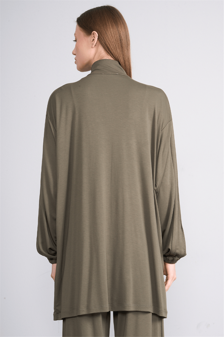 Hisset Y26 Tk2541 Haki Kadın Melisa Pantolonlu İkili Takım 38-44