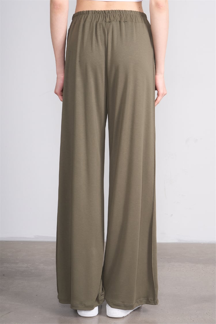 Hisset Y26 Tk2541 Haki Kadın Melisa Pantolonlu İkili Takım 38-44