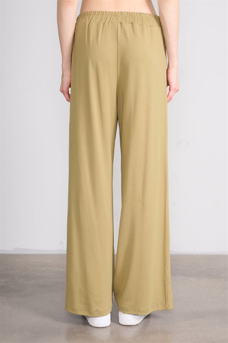 Hisset Y26 Tk2541 Yag Yeşilı Kadın Melisa Pantolonlu İkili Takım 38-44