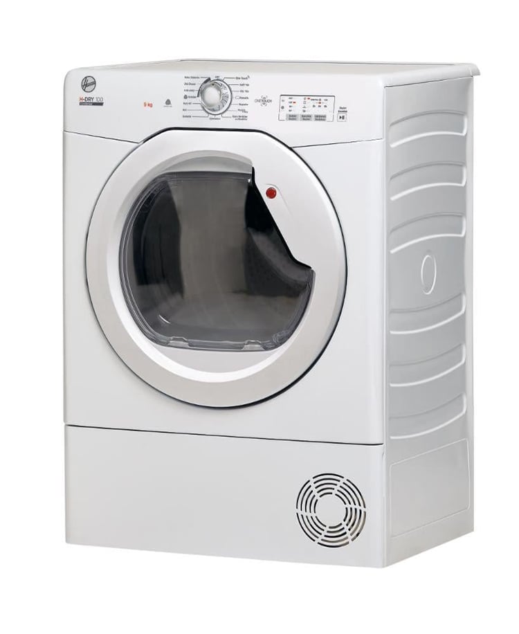 HOOVER H-DRY 100 HLE C9LG-17 B Enerji, 9 kg kurutma kapasitesi, Yoğuşturmalı kurutma teknolojisi