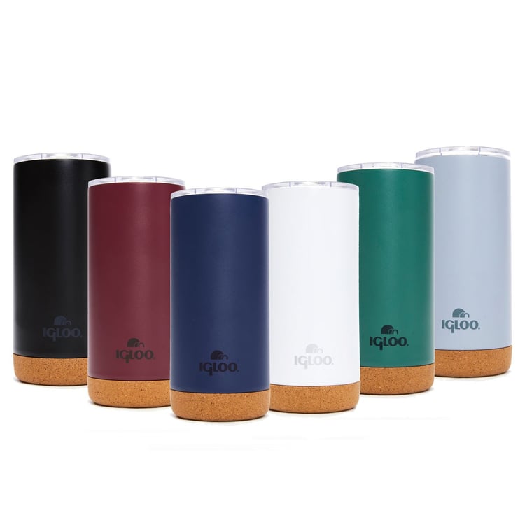 Igloo Cork Mug 500ml-DUMAN MAVİ