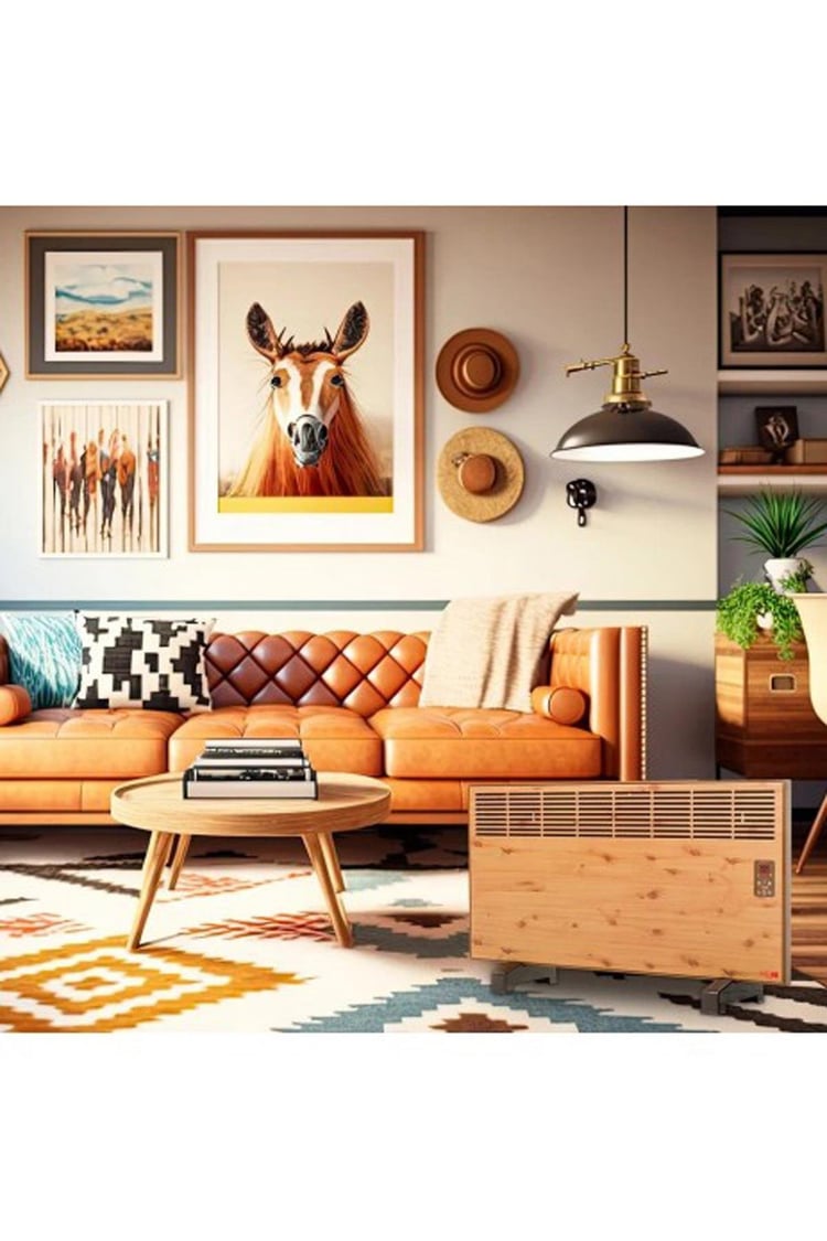 İvigo Isıtıcı EPK4590E25A İvigo Elektrikli Panel Konvektör Isıtıcı Dijital 2500 Watt Ahşap