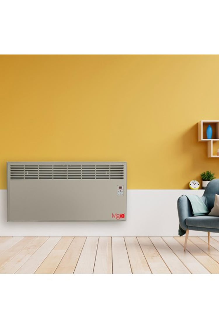 İvigo Isıtıcı EPK4590E25İ İvigo Elektrikli Panel Konvektör Isıtıcı Dijital 2500 Watt Inox