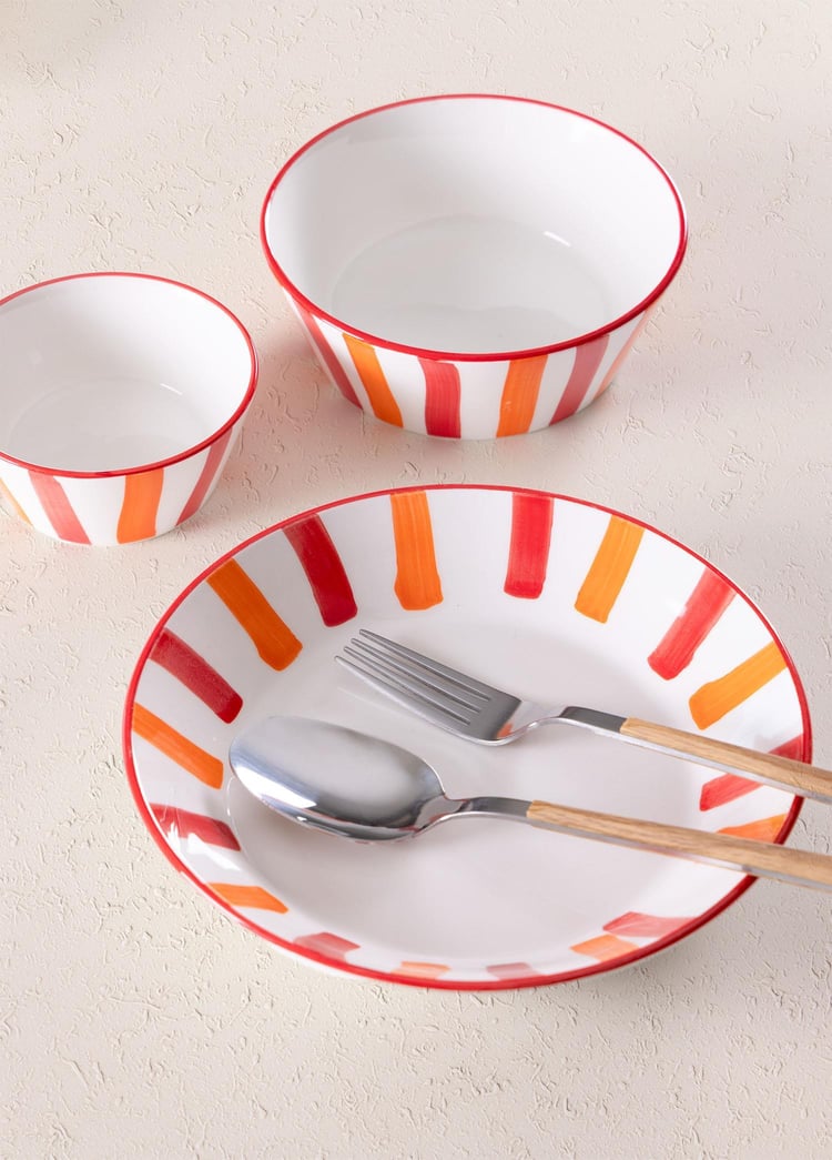 Joy Çorba Kasesi 6lı Set Kırmızı 14 cm