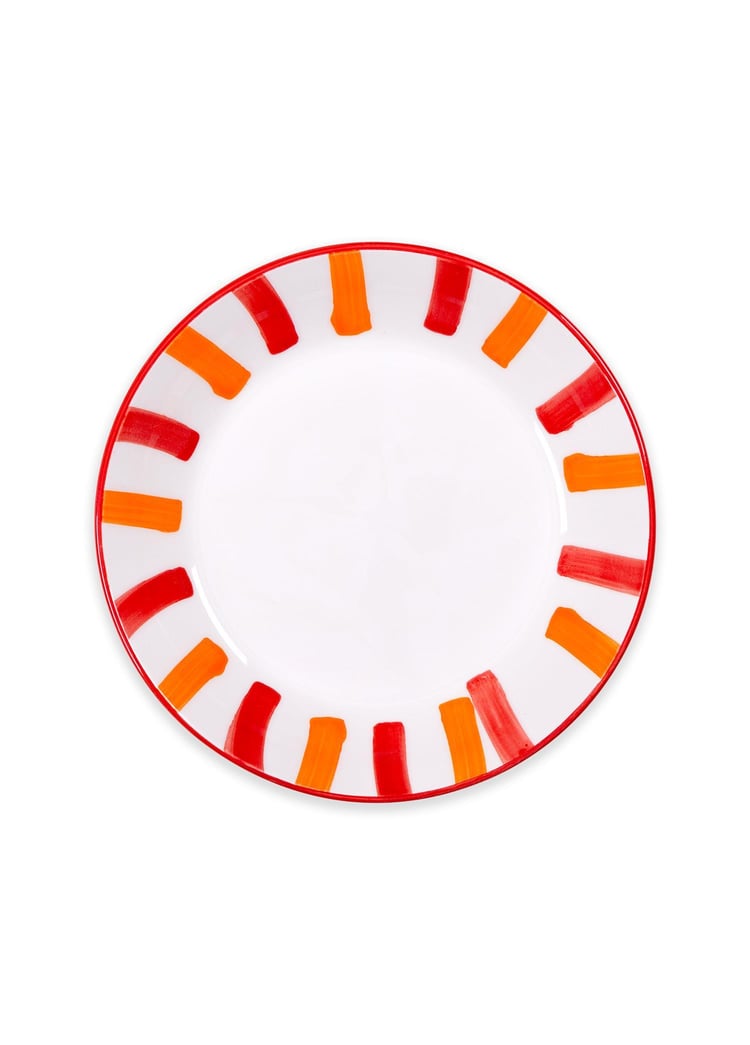 Joy Yemek Tabağı 6lı Set Kırmızı 20 cm
