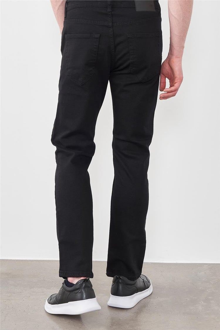 Jsco 4400-M15 Black Black E. Jsco Texas Erkek Pantolon