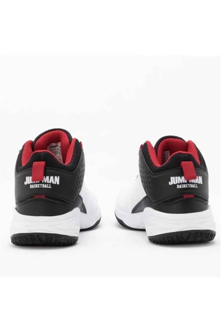 Jump Ja128652121Dt Beyaz Siyah Erkek Basketball Sneaker Ayakkabı