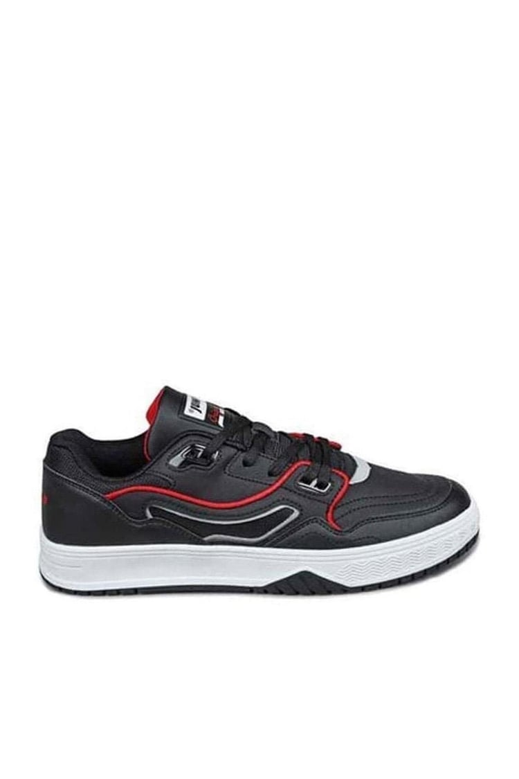 Jump Ja228520121Gt Siyah Beyaz Kırmızı Grs Havuz Taban Sneaker Ayakkabı