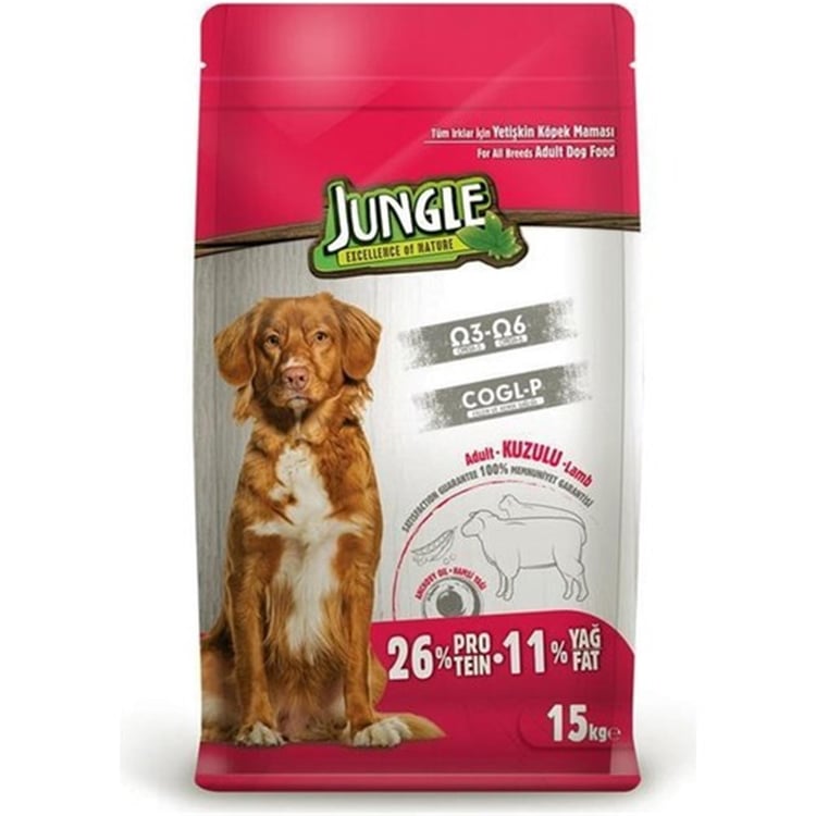 JUNGLE 15 KG KOPEK MAMASI KUZU ETLI YETISKIN