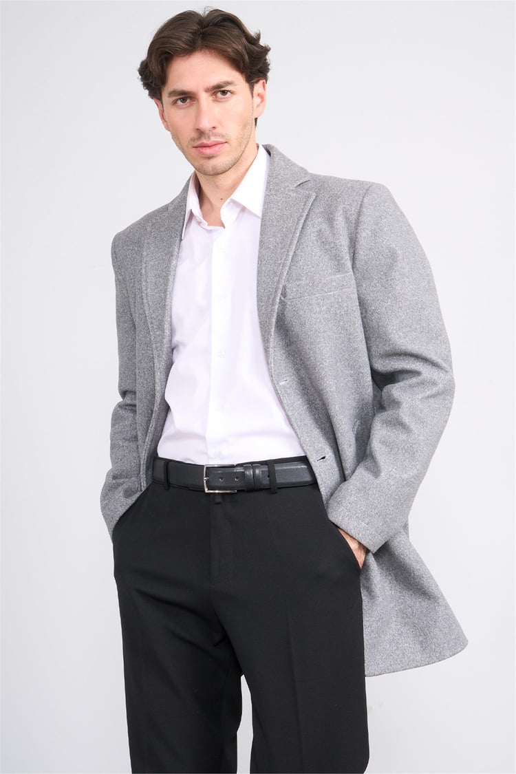 Kagı K26 2508 Gri Erkek Mono Yaka Kase Kaban