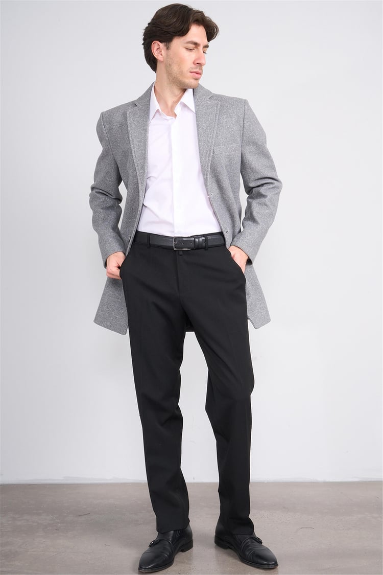 Kagı K26 2508 Gri Erkek Mono Yaka Kase Kaban